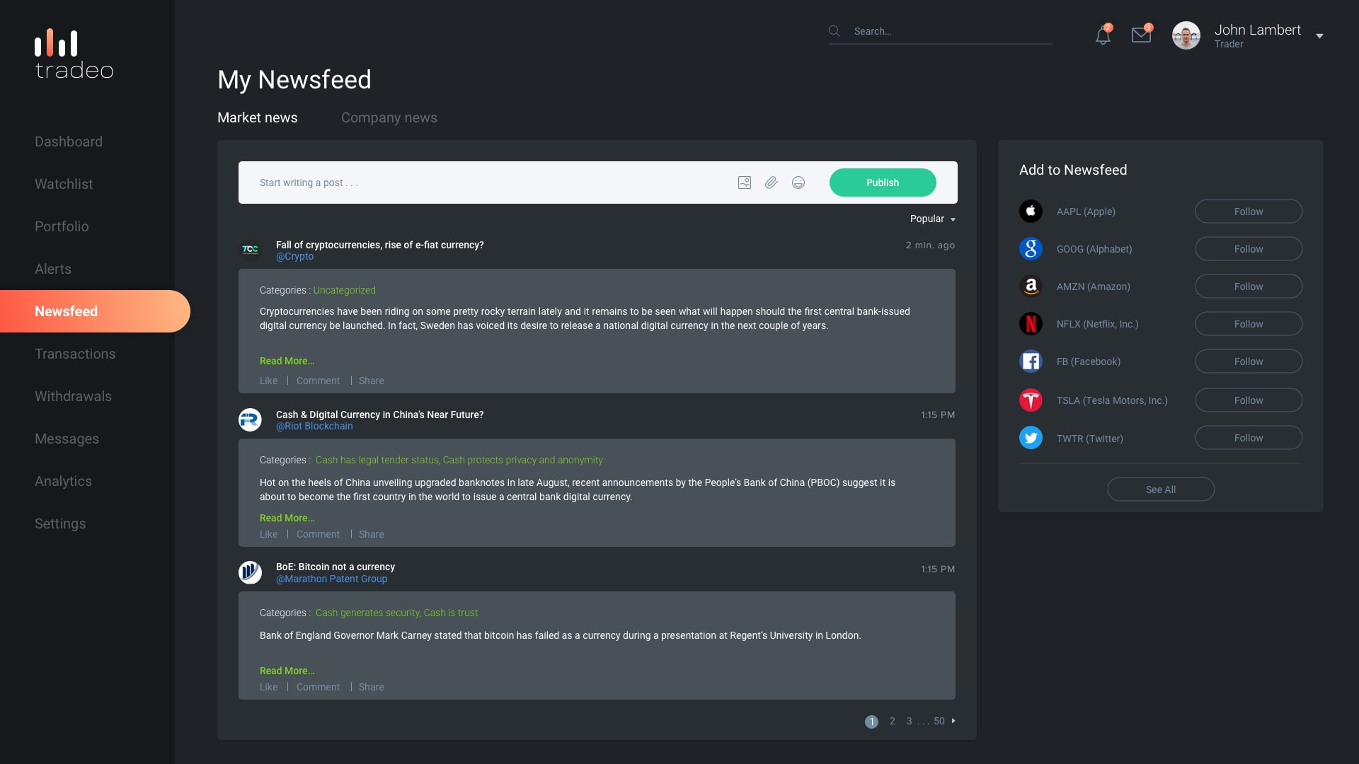 Newsfeed